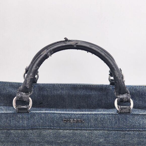 Diesel RARE Y2K Denim Puffy Small Tote Bag - Picture 9 of 15